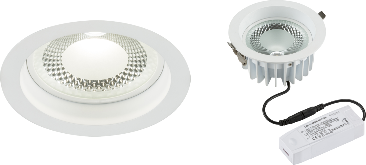 10W COB LED Recessed Commercial Downlight 4000K