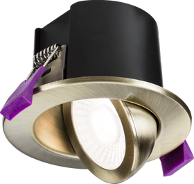 SpektroLED Evo Tilt - Fire Rated IP65 Downlight with 2 x Wattage and 4 x CCT