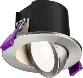 SpektroLED Evo Tilt - Fire Rated IP65 Downlight with 2 x Wattage and 4 x CCT