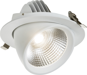 SARA IP20 LED Recessed Tri-Wattage and CCT Commercial Downlight