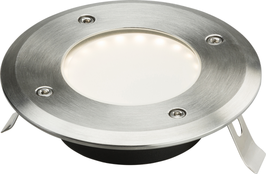 230V IP65 1.7W LED White Ground / Deck Light - 3000K