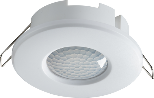 IP20 360° 2 in 1 PIR Sensor - Surface or Recess Mounting - White