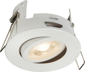 FireNova IP20 Tilt GU10 Fire-rated Open-back Downlight