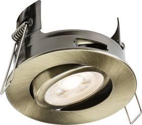 FireNova IP20 Tilt GU10 Fire-rated Open-back Downlight