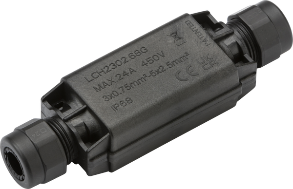 IP68 24A Inline Weatherproof Gel Box