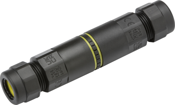 IP68 24A Weatherproof Inline Connector with lever terminals (3 Pole)