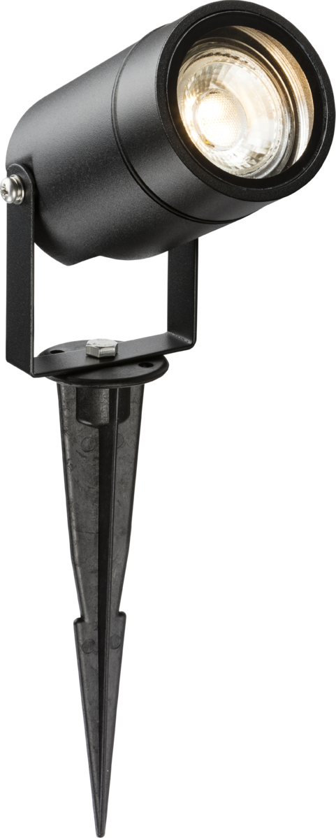 230V IP65 GU10 Spike Light  Black