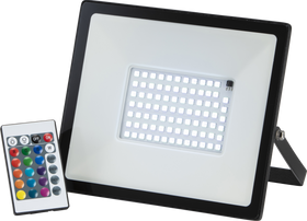 IP65 RGB LED Colour Changing die-cast aluminium floodlight with memory