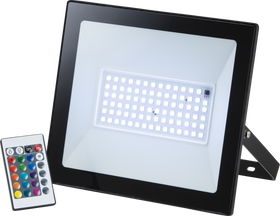 IP65 RGB LED Colour Changing die-cast aluminium floodlight with memory