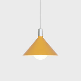 Bower Pendant with Angled Shade