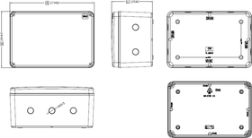 IP66 Outdoor Enclosure, x-large - Black