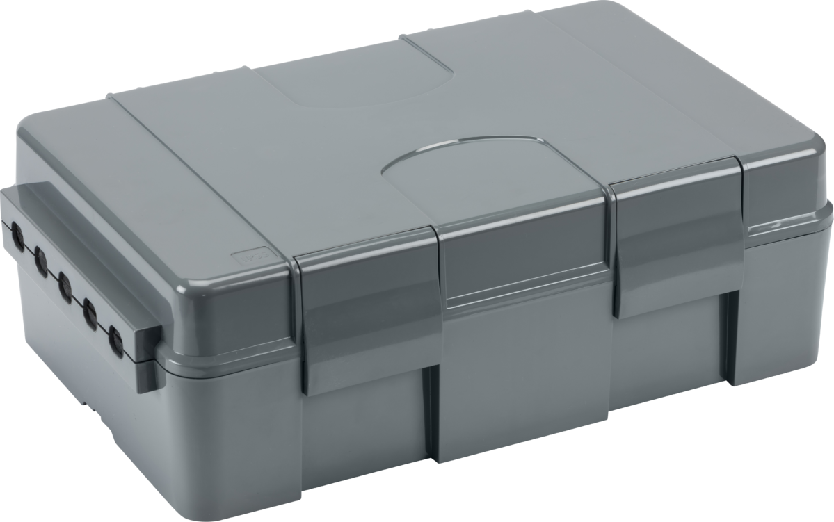 IP55 Weatherproof Garden box - grey