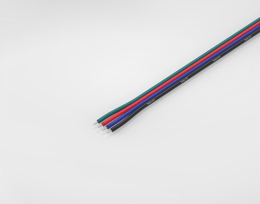 4 Core 5m pack flat cable 0.52