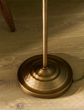Peartree Floor Lamp - Steel, Antique Bronze