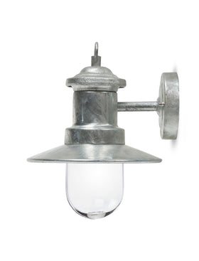 St Ives Ships Light - Galvanised Steel, Silver