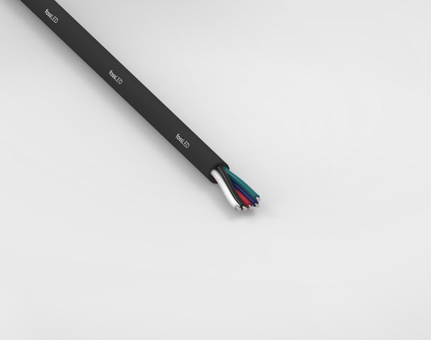5 Core 0.30mm - Black Sheath