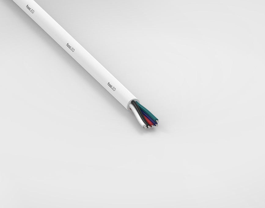 5 Core 0.30mm - White Sheath