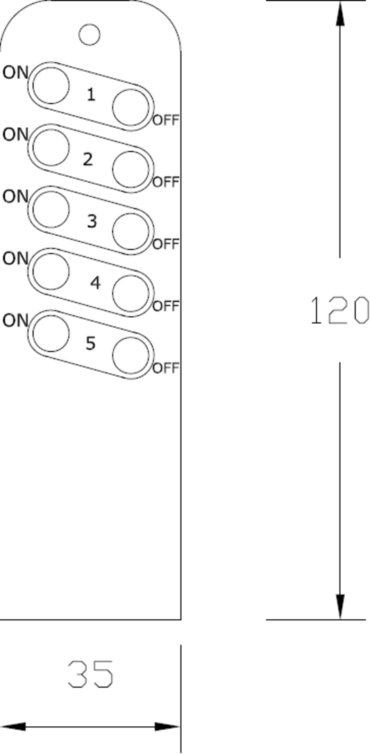 Replacement Remote Control for OP663GBK and OP665GBK