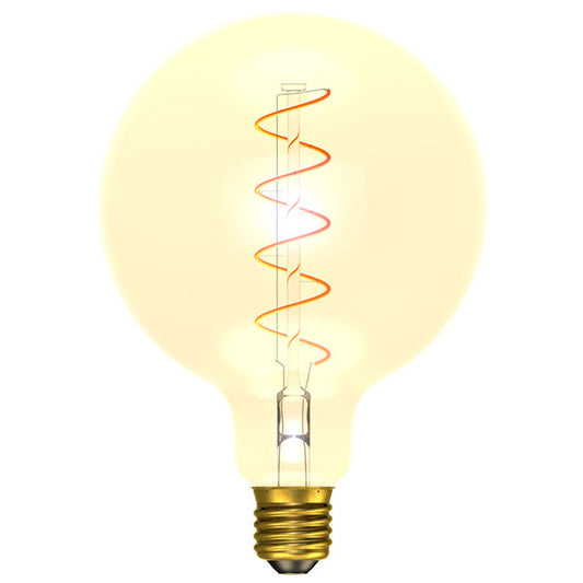 LED Vintage Soft Coil Large Globe Filament - Dimmable ES