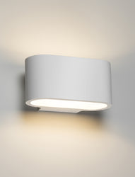 Curved Up and Down Plaster Wall Light 40W