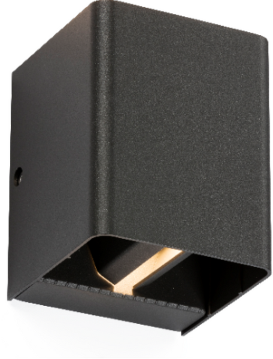LED Adjustable Up and Down Wall Light Anthracite - 3000K