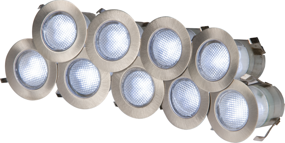 IP65 10 x 0.2W LED Decking Light Kit
