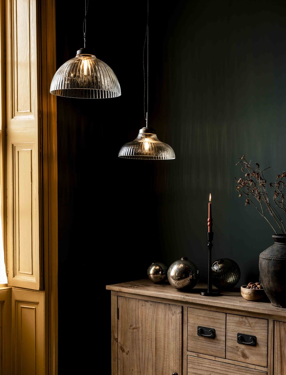 Fovant Glass Pendant Light