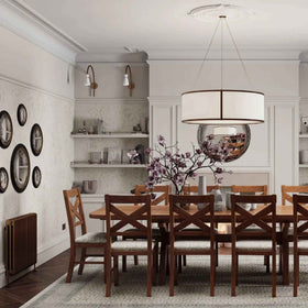 Baltimore Pendant Lamp - Antique Brass