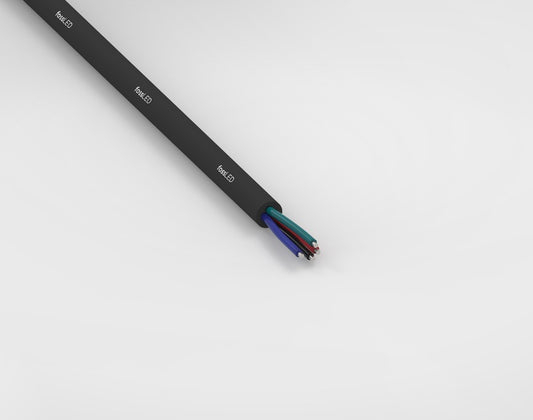 4 Core 0.30mm - BLACK Sheath