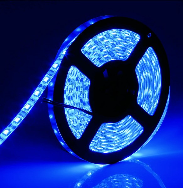 10w Blue LED Strip 120 LED IP65
