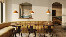 Bower Pendant with Angled Shade