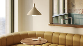 Bower Pendant with Angled Shade