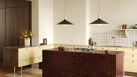 Bower Pendant with Flat Angled Shade