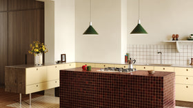 Bower Pendant with Angled Shade
