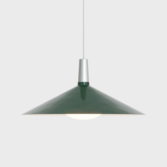 Bower Pendant with Flat Angled Shade