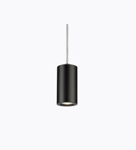 Dasan Single Short Fixed Round Pendant Black