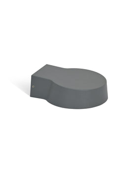 Litcham Outdoor Wall Light - Aluminium, Dark Grey