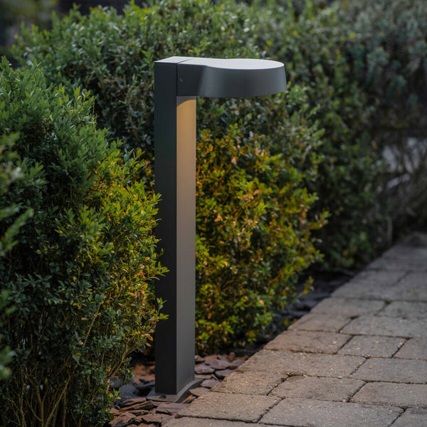 Litcham Outdoor Path Light - Aluminium, Dark Grey