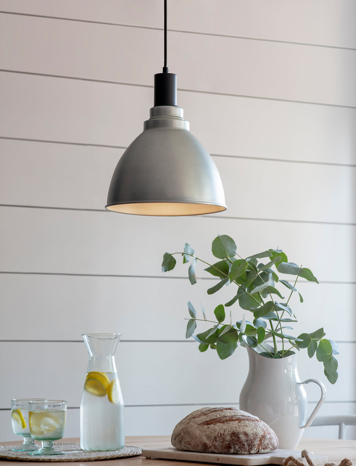 Hillingdon Easy-Fit Pendant Shade - Steel, Silver