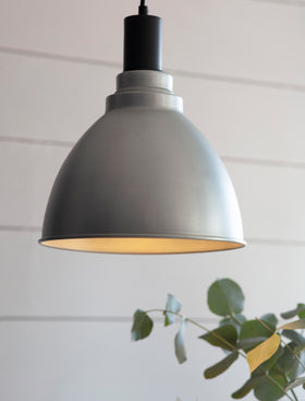 Hillingdon Easy-Fit Pendant Shade - Steel, Silver