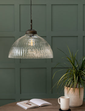 Fovant Glass Pendant Light