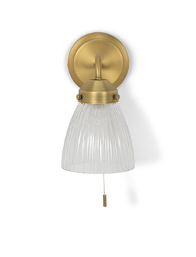 Fovant Bathroom Glass Wall Light