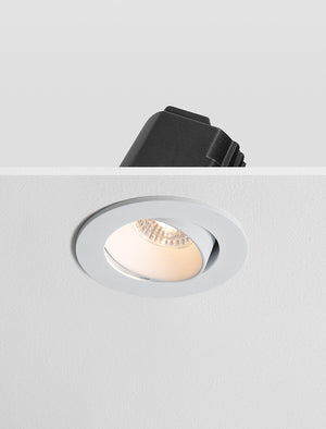 FORMA - Tiltable Downlight Anti Glare, Mains Dimmable, White/White