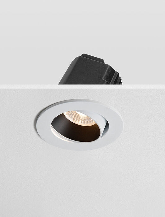 FORMA - Tiltable Downlight Anti Glare, Mains Dimmable, White/Black