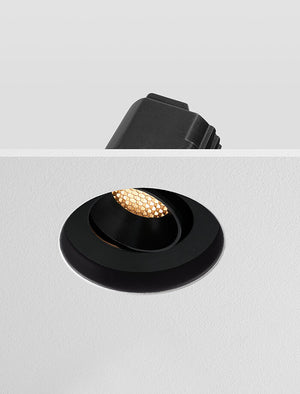 FORMA Honeycomb - Trimless Anti Glare Downlight Tilt, DALI, Black/Black
