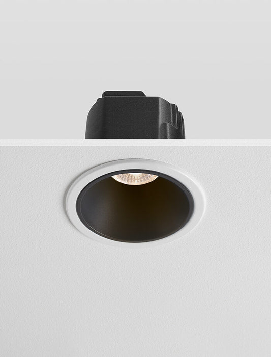 IRIS - Anti Glare Downlight Modular, Mains Dimmable, White/Black