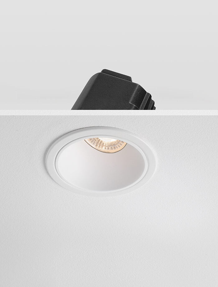 IRIS - Anti Glare Tiltable Downlight Modular, DALI, White/White