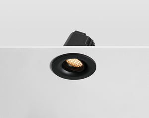 ARC Honeycomb - Anti Glare Downlight Tilt, DALI, Black/Black