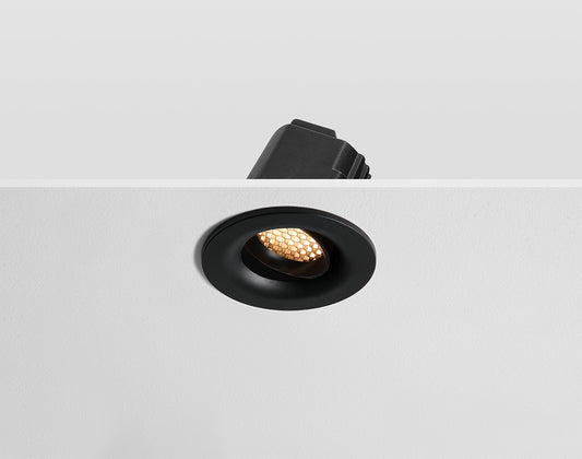 ARC Honeycomb - Anti Glare Downlight Tilt, DALI, Black/Black