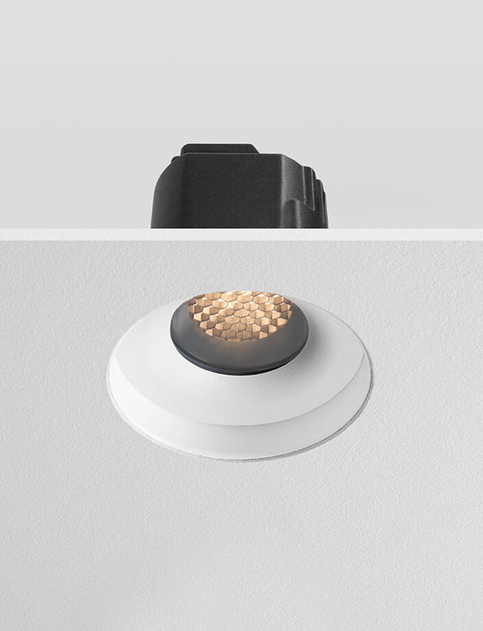 ARC Honeycomb Trimless - Anti Glare Downlight, DALI, White/Black